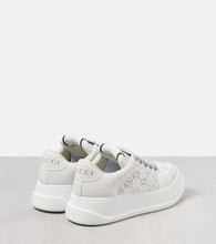 Gucci Screener GG embellished leather sneakers