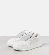 Gucci Screener GG embellished leather sneakers