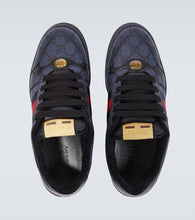 Gucci Screener leather-trimmed GG sneakers