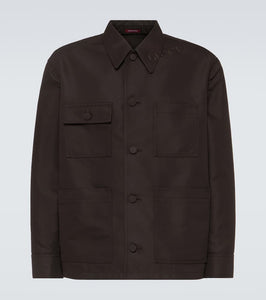 Gucci Technical cotton-blend jacket