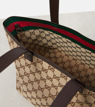 Gucci Totissima Small leather-trimmed tote bag