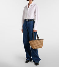 Gucci Totissima Small leather-trimmed tote bag