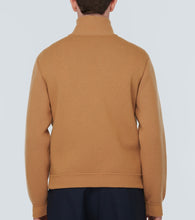 Gucci Web Stripe suede bomber jacket