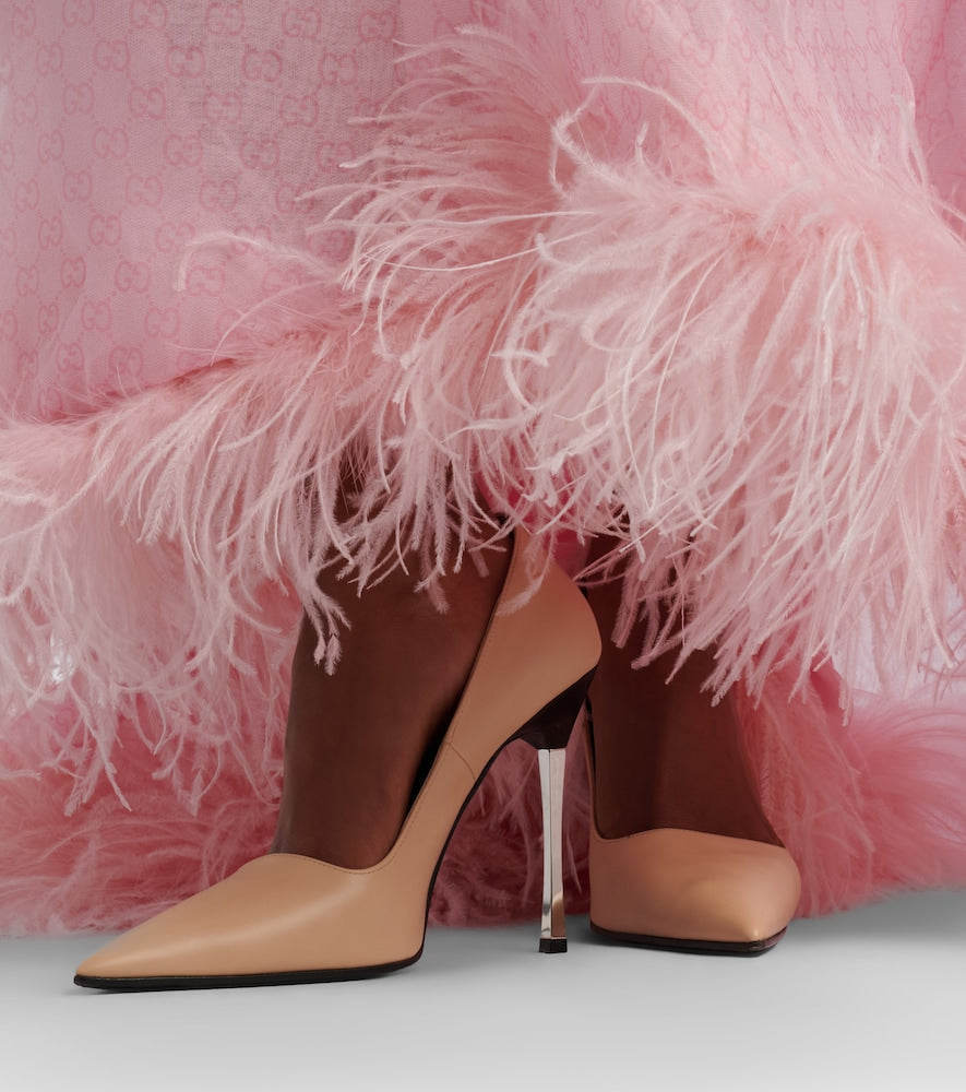 Gucci Bombshell leather pumps in Beige - High-Heel Pumps