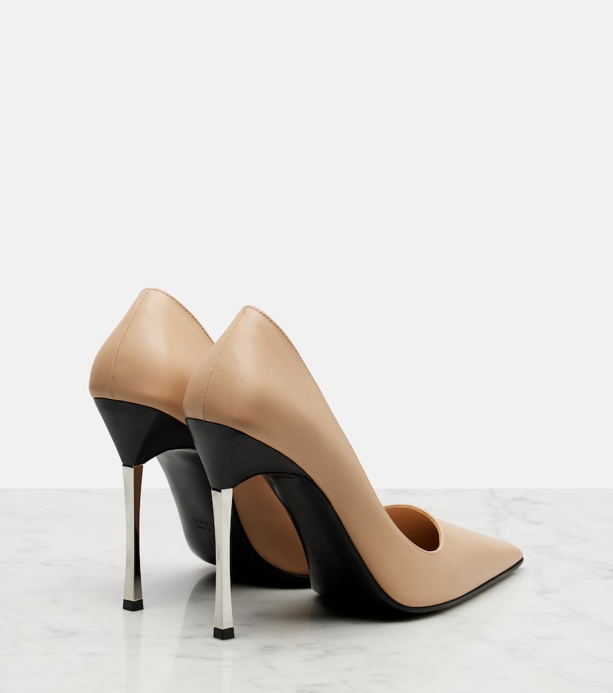 Gucci Bombshell leather pumps in Beige - High-Heel Pumps