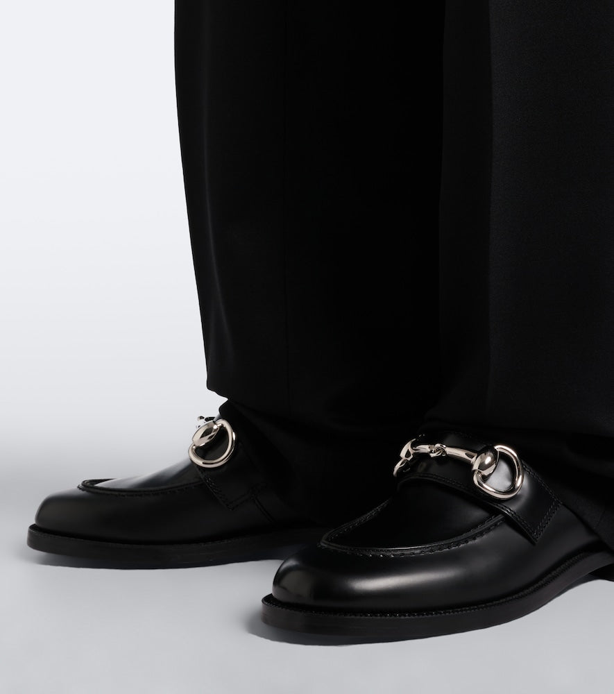 Gucci Boulevard Horsebit leather Chelsea boots - Black Flat Boots