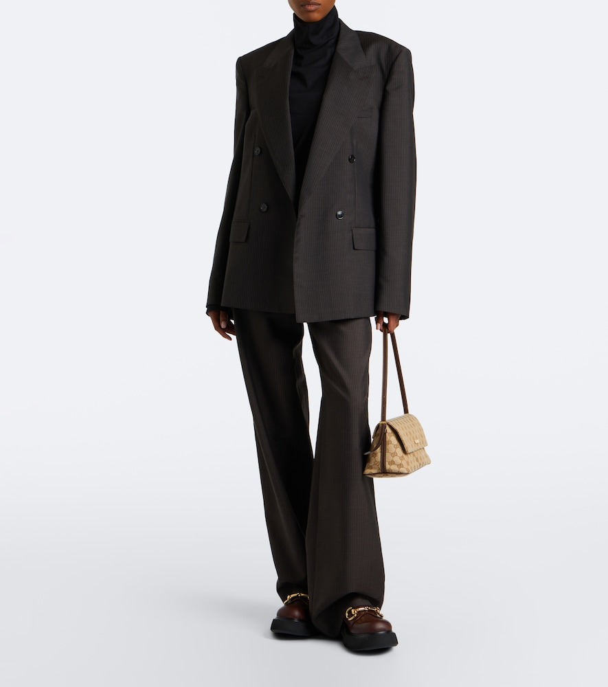 Gucci Brittany Horsebit leather platform loafers in Brown - Loafers