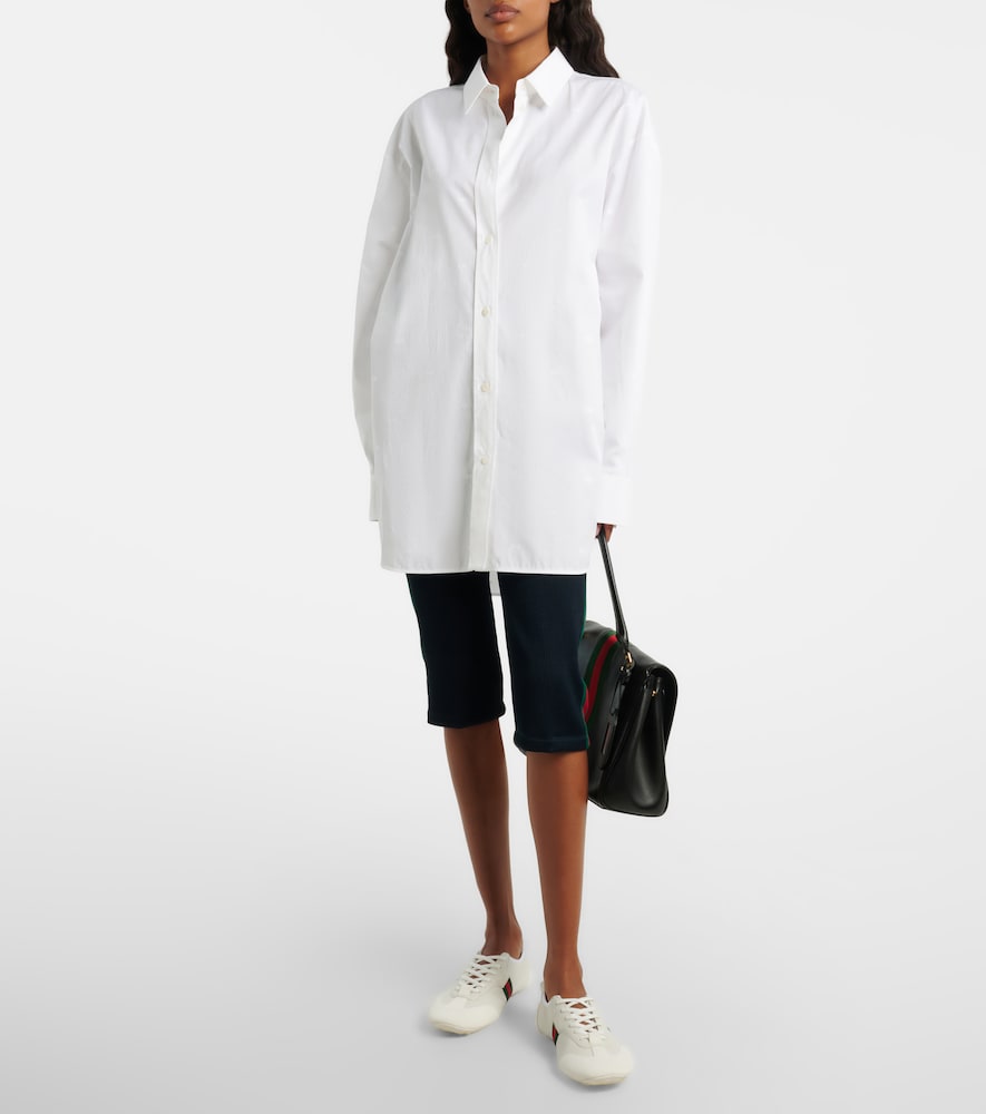 Gucci Flex suede and leather sneakers (White) - Low-Top Sneakers