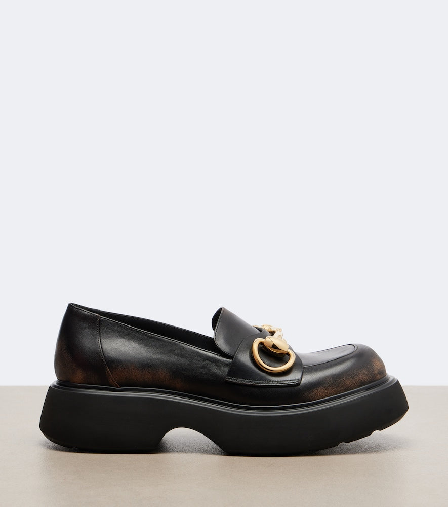 Gucci Horsebit leather loafers in Black - Loafers