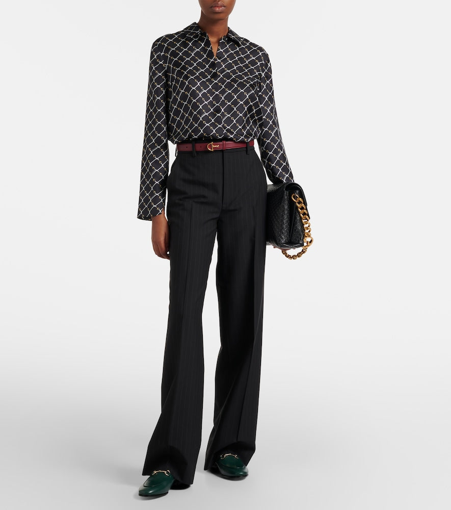 Green Gucci Horsebit leather loafers - Loafers
