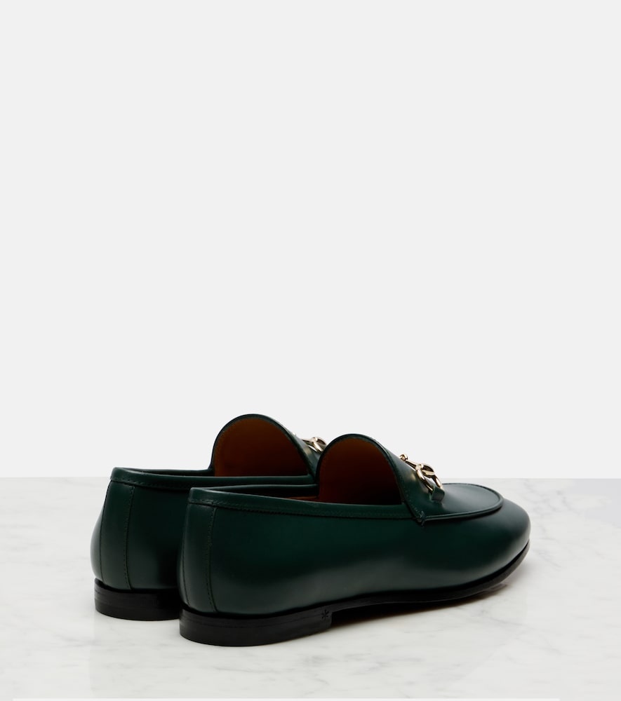 Green Gucci Horsebit leather loafers - Loafers