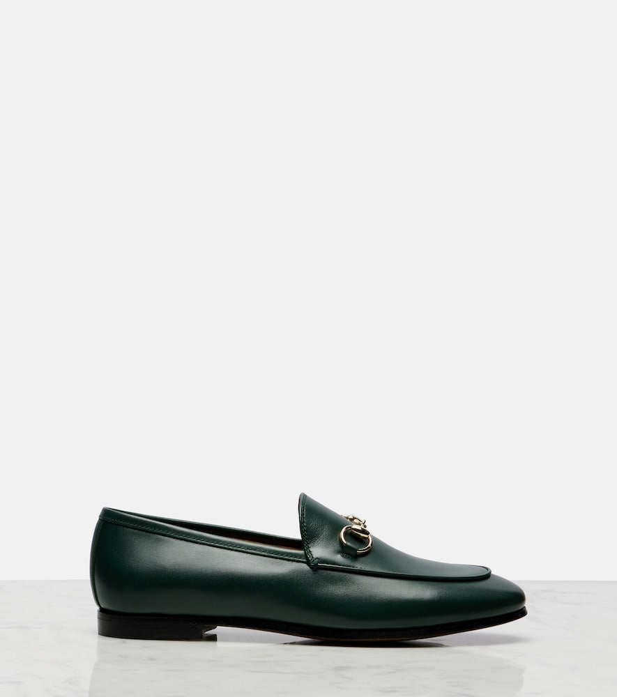 Green Gucci Horsebit leather loafers - Loafers