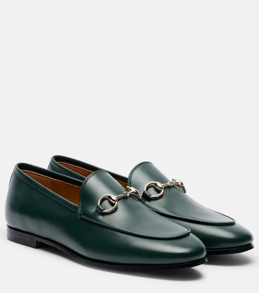 Green Gucci Horsebit leather loafers - Loafers