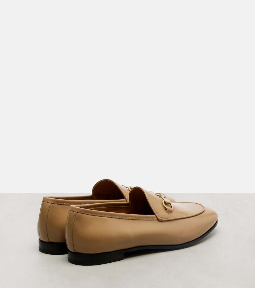 Gucci Jordaan Horsebit leather loafers - Beige Loafers