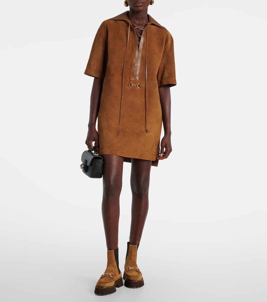 Gucci Sylke suede Chelsea boots - Brown Flat Boots