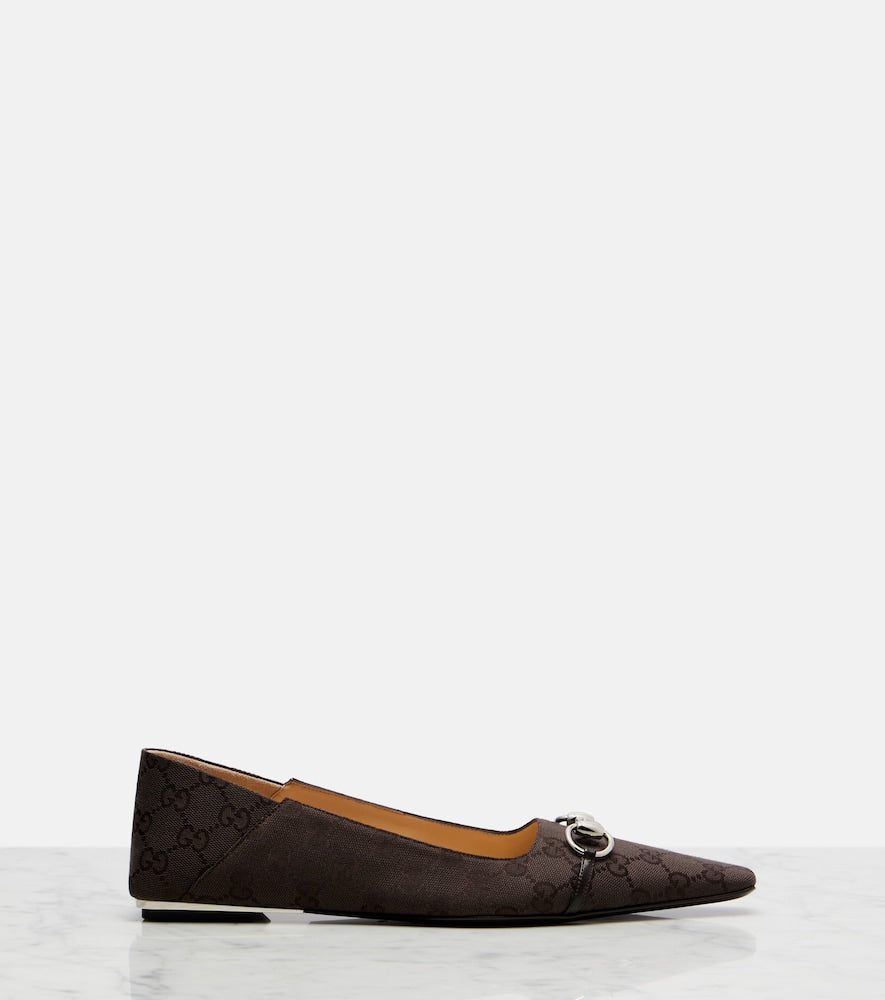 Gucci Vittoria GG canvas ballet flats in Brown - Ballerina Flats