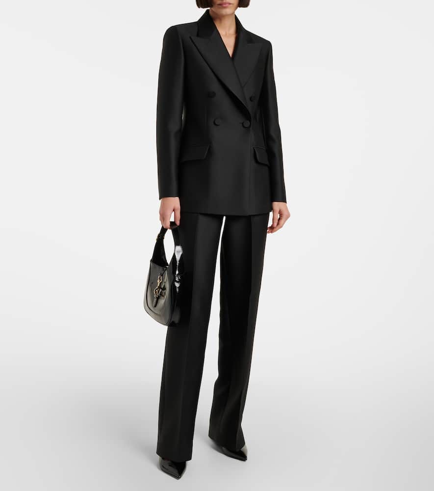 Gucci Wool and silk gabardine blazer