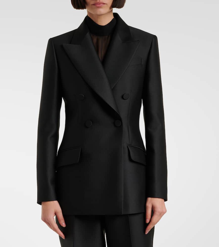 Gucci Wool and silk gabardine blazer