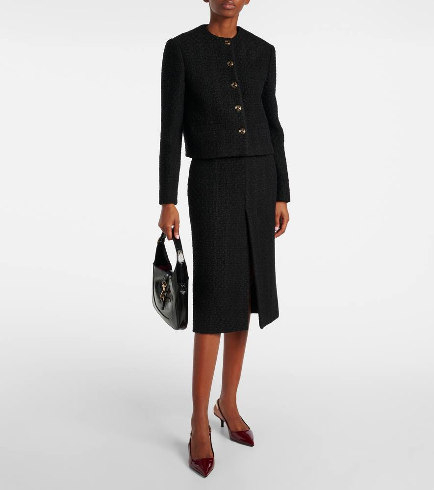 Gucci Wool-blend tweed jacket