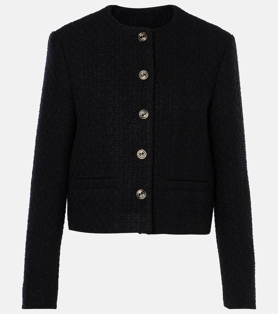 Gucci Wool-blend tweed jacket
