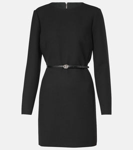 Gucci Wool cr√É¬™pe minidress