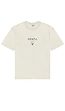 Guess Originals Printed Baker Logo Tee in Cream - Guess Originals - T-shirt avec logo Baker imprimé en crème - Guess Originals 奶油色 Baker 徽标印花 T 恤 - Guess Originals bedrucktes Baker-Logo-T-Shirt in Creme - Guess Originals 프린트 베이커 로고 티셔츠 - Maglietta Guess Originals con logo Baker stampato in crema