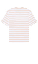 Guess Originals Simple Stripe Tee in Blush