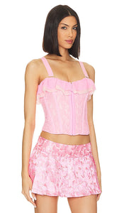 HAH Seams Like A Princess Corset in Pink