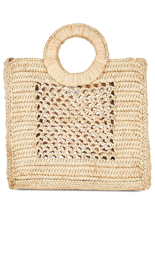 Hat Attack Cassis Handheld Bag in Beige