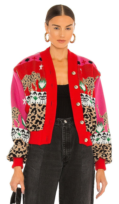 Hayley Menzies Bomber Jacket in Red - Hayley Menzies - Blouson aviateur rouge - Hayley Menzies 红色飞行员夹克 - Hayley Menzies Bomberjacke in Rot - Hayley Menzies 봄버 재킷 - Giubbotto bomber Hayley Menzies in rosso