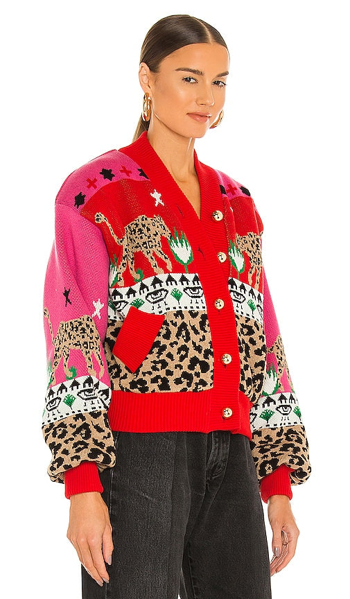 Hayley Menzies Bomber Jacket in Red