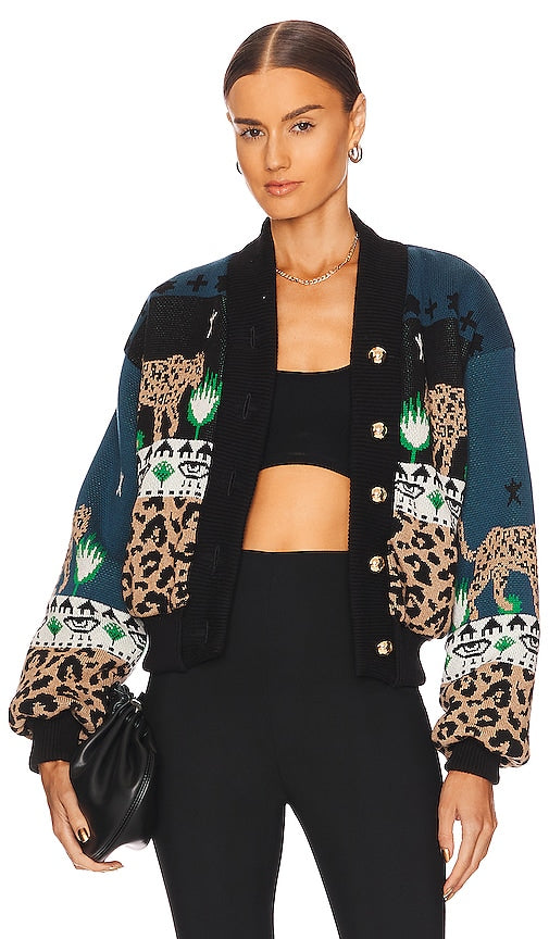 Hayley Menzies Bomber Jacket in Navy,Black - Hayley Menzies Blouson aviateur en bleu marine, noir - Hayley Menzies 海军蓝、黑色飞行员夹克 - Hayley Menzies Bomberjacke in Marine, Schwarz - Hayley Menzies 봄버 재킷 네이비, 블랙 색상 - Giubbotto bomber Hayley Menzies in blu marino, nero