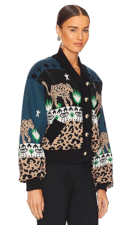 Hayley Menzies Bomber Jacket in Navy,Black