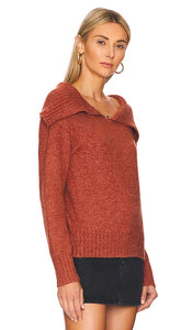 HEARTLOOM Kimes Sweater in Rust