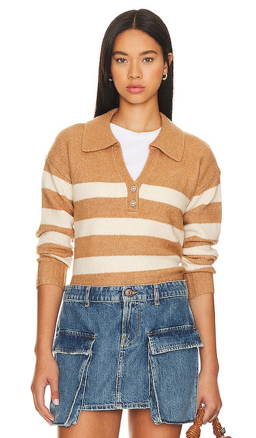 HEARTLOOM Keena Sweater in Tan - HEARTLOOM Pull Keena en beige - HEARTLOOM Keena 黄褐色毛衣 - HEARTLOOM Keena Pullover in Hellbraun - HARTLOOM Keena 스웨터(탠 색상) - Maglione HEARTLOOM Keena color marrone chiaro