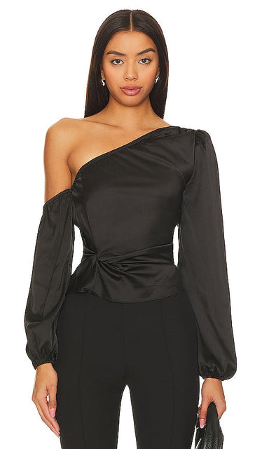 HEARTLOOM Aubrey Top in Black - HEARTLOOM Haut Aubrey en Noir - HEARTLOOM Aubrey 黑色上衣 - HEARTLOOM Aubrey Top in Schwarz - HARTLOOM Aubrey 탑 - Top Aubrey HEARTLOOM in nero