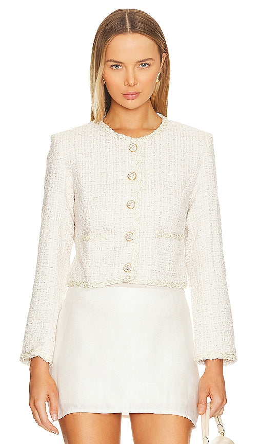 HEARTLOOM Billie Blazer in Ivory