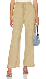 HEARTLOOM Lavina Pant in Tan - Pantalon Lavina HEARTLOOM en beige - HEARTLOOM Lavina 黄褐色长裤 - HEARTLOOM Lavina Hose in Hellbraun - HARTLOOM LAVINA 팬츠 - Pantaloni HEARTLOOM Lavina in marrone chiaro