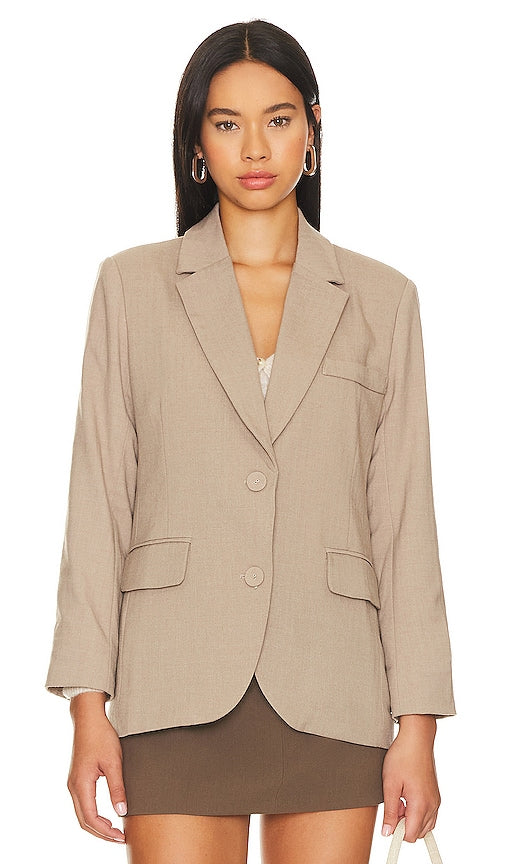 HEARTLOOM Nixie Blazer in Taupe