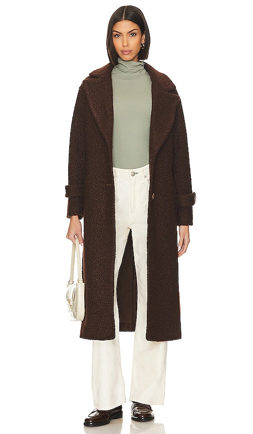 HEARTLOOM Presley Coat in Brown - Manteau Presley HEARTLOOM en marron - HEARTLOOM 棕色 Presley 外套 - HEARTLOOM Presley Mantel in Braun - HARTLOM 프레슬리 코트브라운 색상 - Cappotto HEARTLOOM Presley in marrone