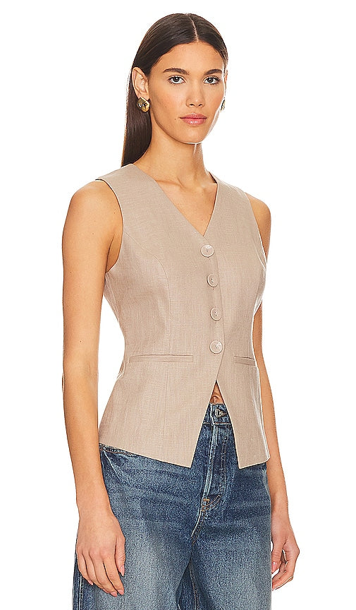 HEARTLOOM Silvie Vest in Tan