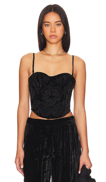 HEMANT AND NANDITA Corset Top in Black - Haut corset HEMANT AND NANDITA en noir - HEMANT AND NANDITA 黑色紧身胸衣 - HEMANT AND NANDITA Korsett-Top in Schwarz - HEMANT AND NANDITA 코르셋 탑 - Top corsetto HEMANT E NANDITA in nero