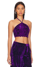 HEMANT AND NANDITA Crop Top in Purple