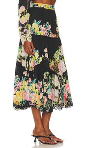 HEMANT AND NANDITA Midi Skirt in Multi