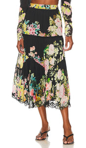 HEMANT AND NANDITA Midi Skirt in Multi - HEMANT AND NANDITA Jupe mi-longue en multi - HEMANT AND NANDITA 多色中长半身裙 - HEMANT AND NANDITA Midirock in Multi - HEMANT AND NANDITA 미디 스커트 - Gonna longuette HEMANT E NANDITA in multi