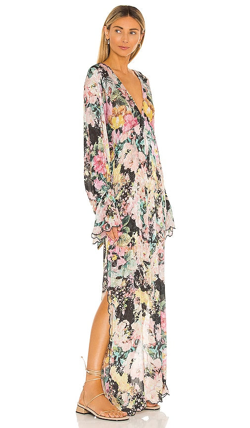HEMANT AND NANDITA X REVOLVE Teien Caftan in Pink