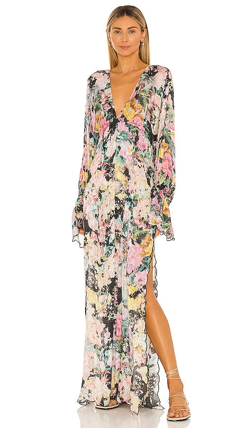 HEMANT AND NANDITA X REVOLVE Teien Caftan in Pink - HEMANT AND NANDITA X REVOLVE Teien Caftan en Rose - HEMANT AND NANDITA X REVOLVE Teien 粉色长衫 - HEMANT UND NANDITA X REVOLVE Teien-Kaftan in Rosa - HEMANT AND NANDITA X REVOLVE 테이엔 카프탄 핑크 색상 - HEMANT E NANDITA X REVOLVE Teien Caftano in rosa