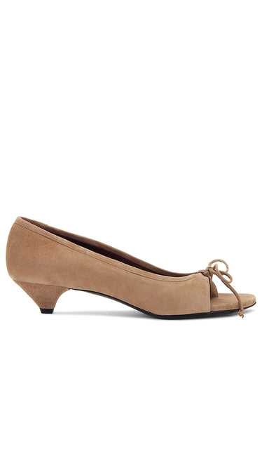 Helsa Maja Sandal in Nude | Khaki Open Toe Heels for Women