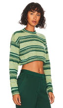 House of Harlow 1960 Kinley Cropped Pullover in Green