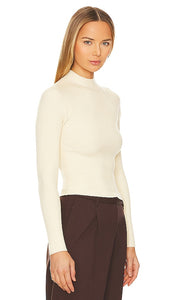 House of Harlow 1960 X Revolve Ranae Mock Neck Sweater in Ivory